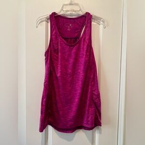 Tangerine Reflective Racerback Tank Top Pink Purple